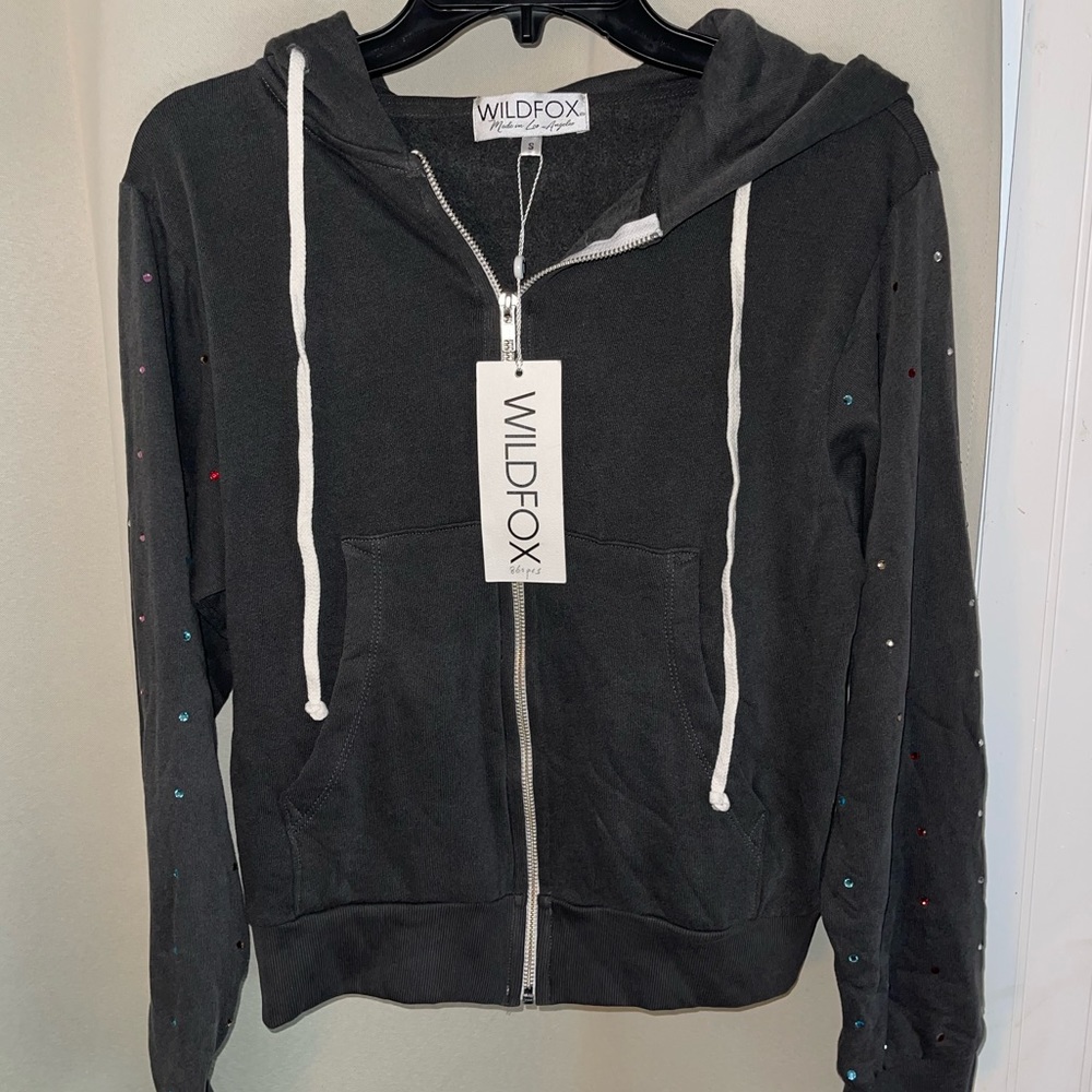 NWT Wildfox zip up hoodie